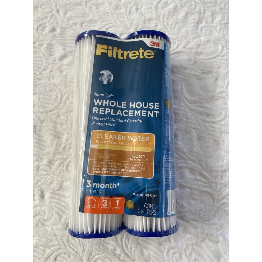 Filtrete 3M Standard Whole House Water Filter Replacement‎ Filters Sump Style 2